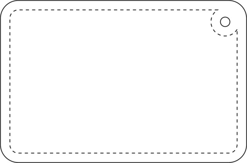 RFX™ H-10 rectangular reflective TPU hanger small 3