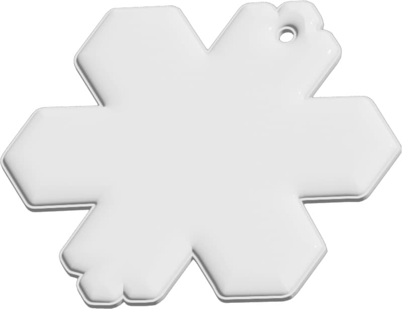 RFX™ H-10 snowflake reflective PVC hanger 2