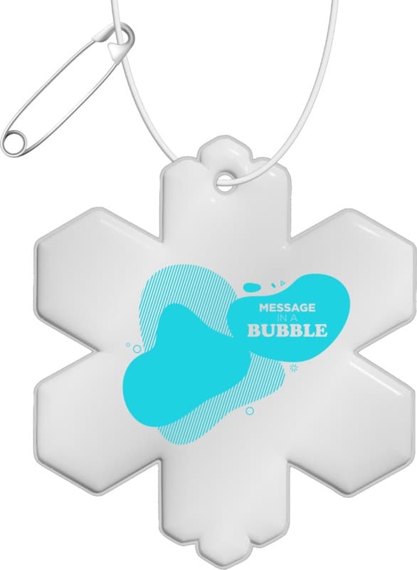RFX™ H-10 snowflake reflective TPU hanger 4
