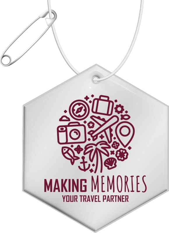 RFX™ H-12 hexagon reflective TPU hanger 4