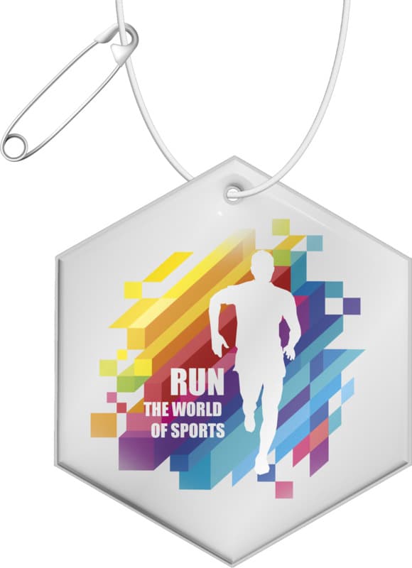 RFX™ H-12 hexagon lightweight reflective PVC hanger 4