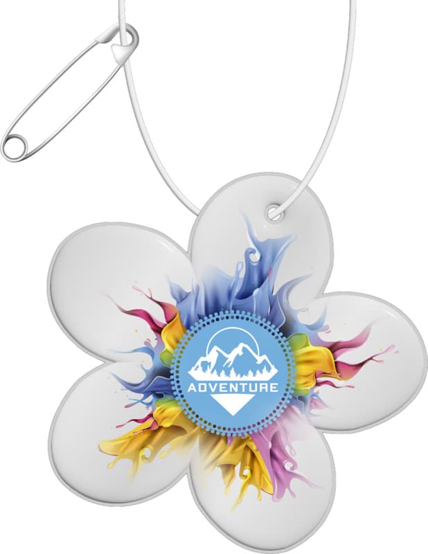 RFX™ H-13 flower-shaped lightweight reflective PVC hanger 4