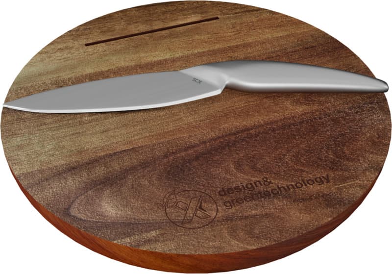 SCX.design K03 wooden cutting board and knife set 4
