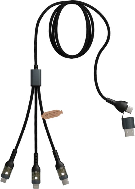 SCX.design O32 foldable phone stand with 3-in-1 charging cable 5