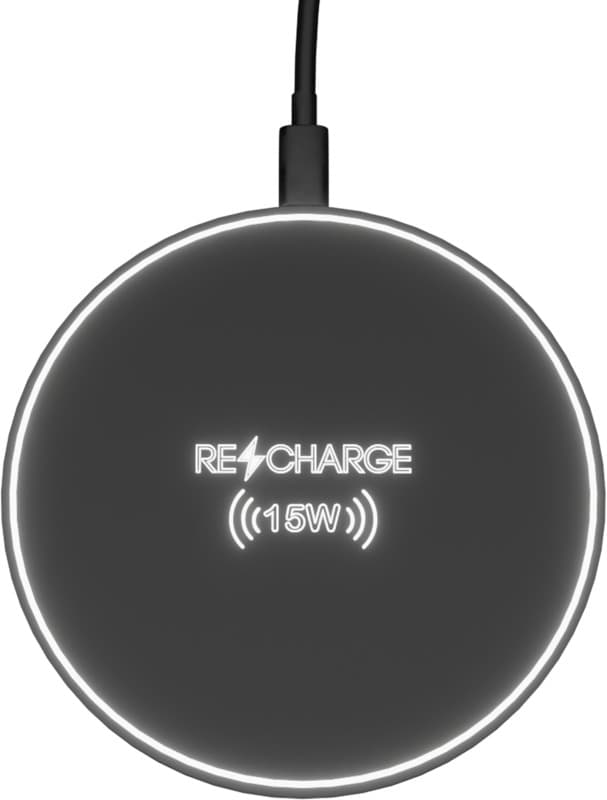 SCX.design W2115W light-up logo wireless charging pad 3