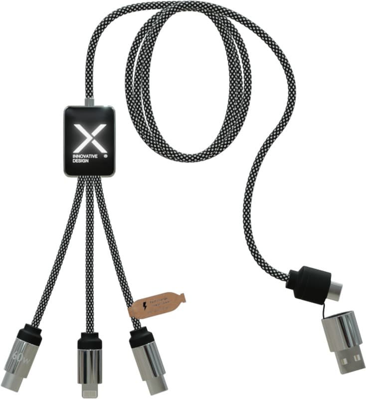SCX.design C33 60W Type-C charging cable with dual light-up logo 