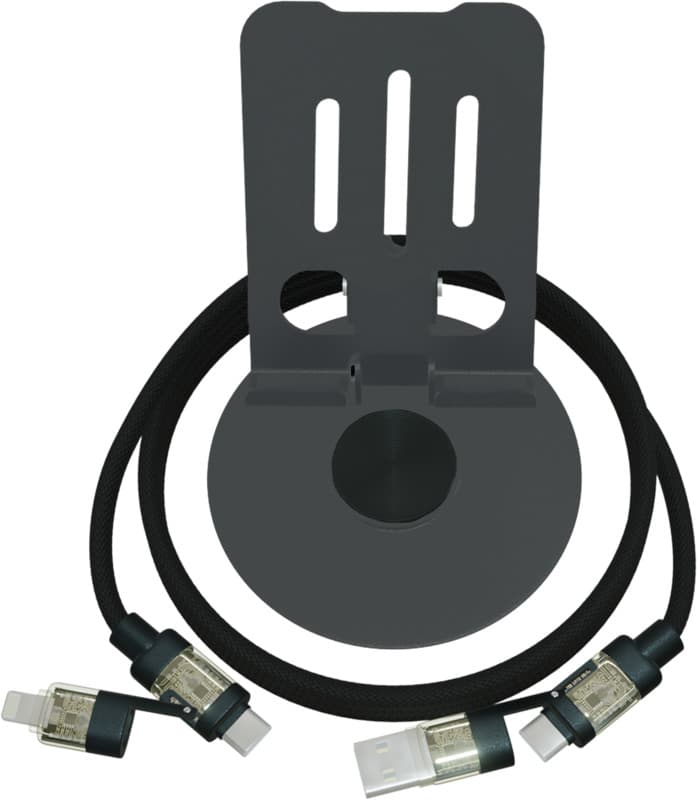 SCX.design O34 360° phone stand with 240W 4-in-1 charging cable  2