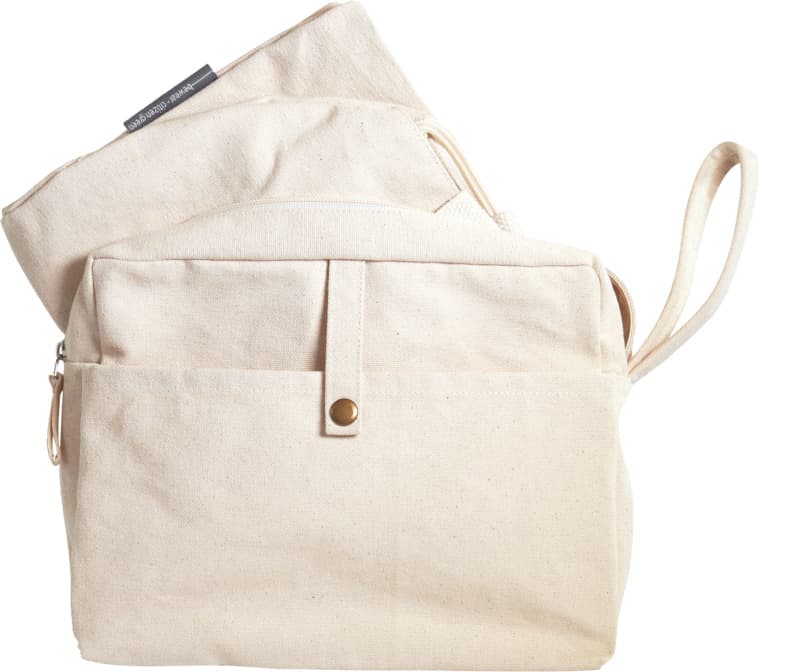 Citizen Green Combio organic cotton travel bag and pouch 3