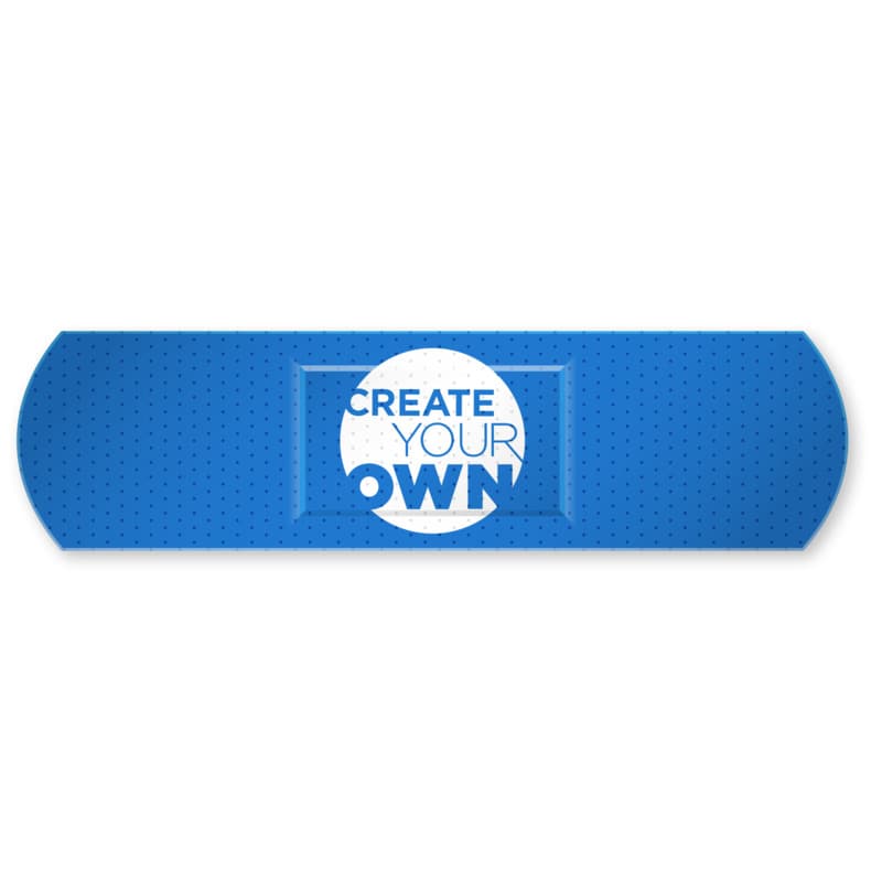 3-pieces customisable plasters with full colour printed kraft paper envelope 4