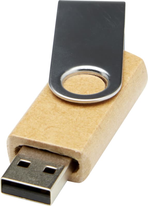 Rotate recycled paper USB 3.0