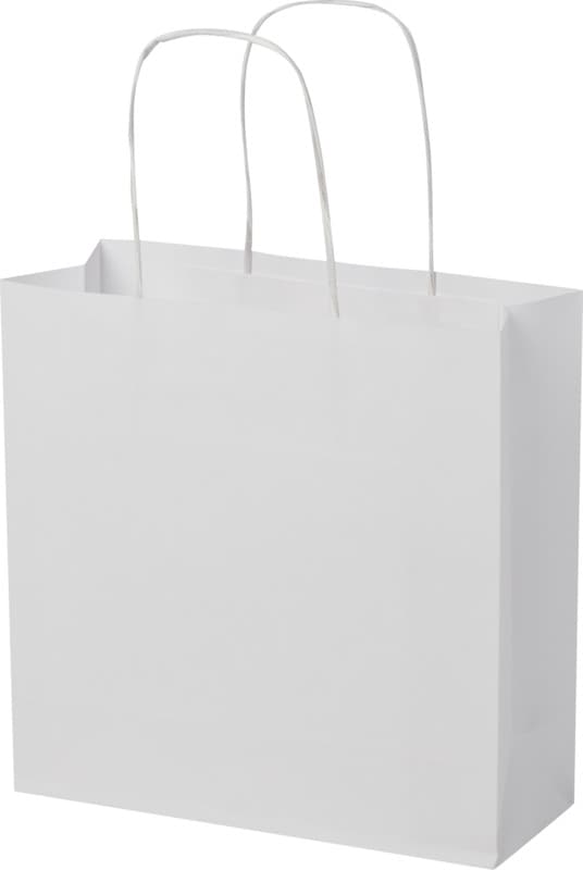 Kraft 120 g/m2 paper bag with twisted handles - 24 x 9 x 24 cm 4