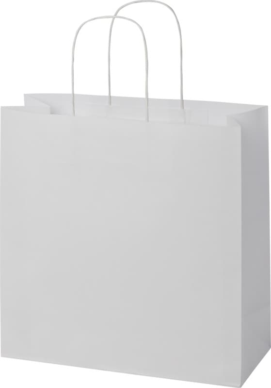 Kraft 120 g/m2 paper bag with twisted handles - 31 x 12 x 31 cm 4