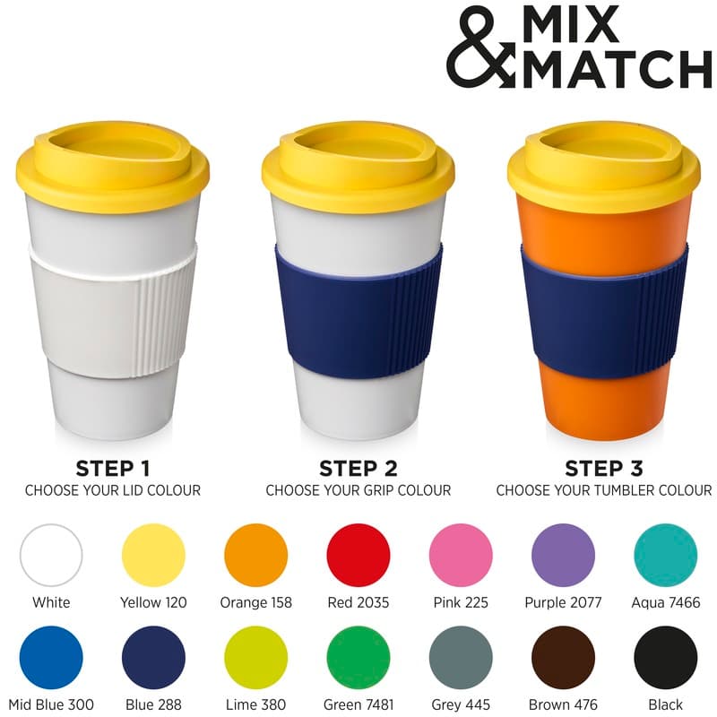 Americano® 350 ml insulated tumbler with grip 4