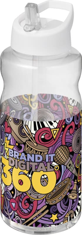 H2O Active® Big Base 1 litre spout lid sport bottle 3