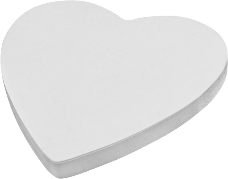 Sticky-Mate® heart-shaped recycled sticky notes 4