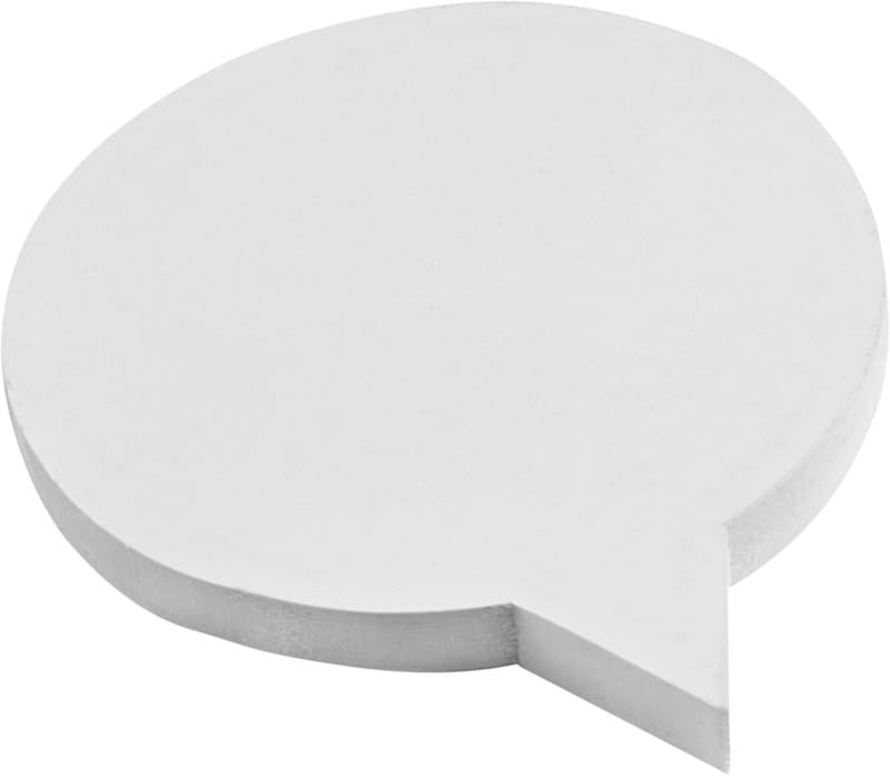 Sticky-Mate® speech bubble-shaped recycled sticky notes 4