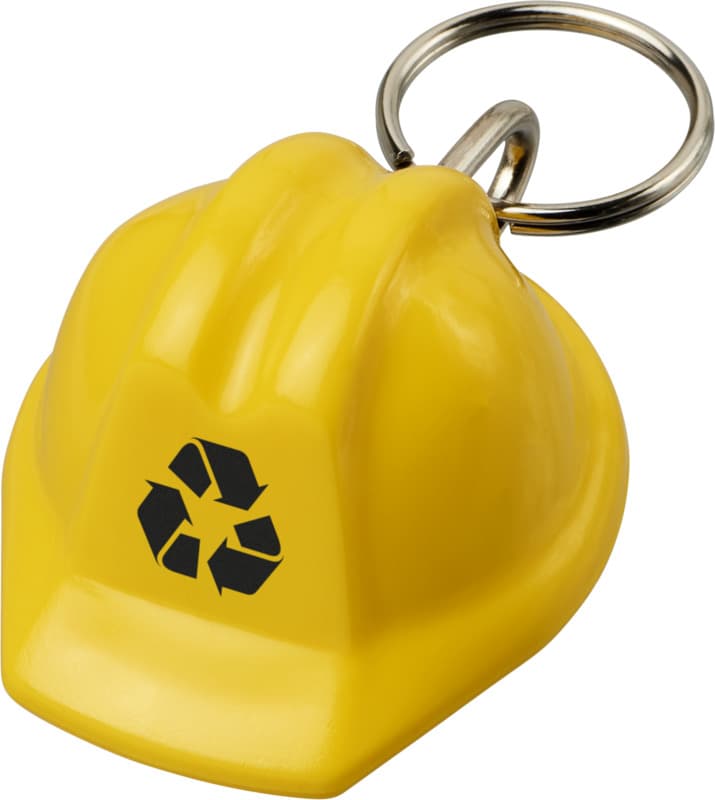 Kolt hard hat-shaped recycled keychain 3