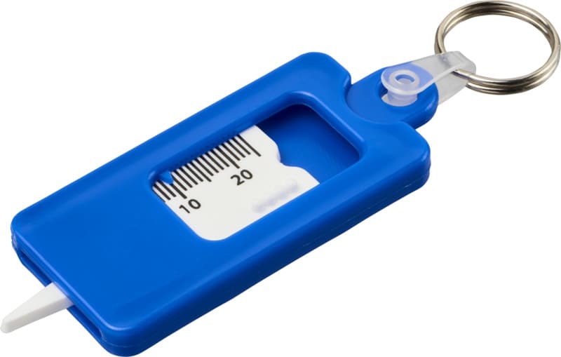 Kym recycled tyre tread check keychain 5