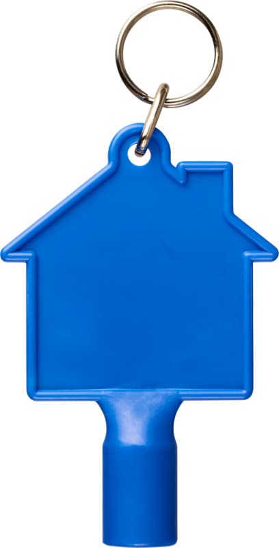 Maximilian house-shaped recycled utility key keychain 5