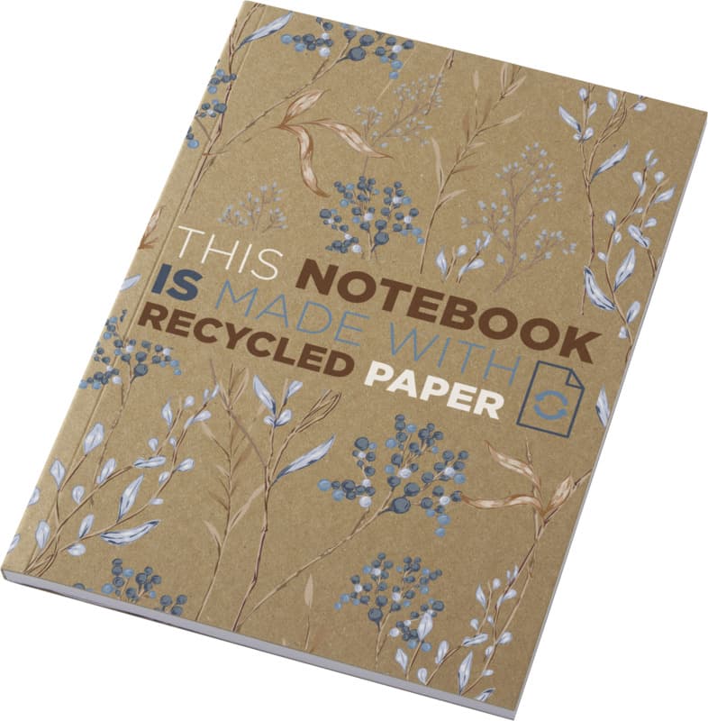 Novella Austen A5 recycled soft cover kraft notebook - 50 sheets 