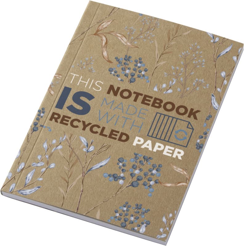 Novella Austen A6 recycled soft cover kraft notebook - 50 sheets