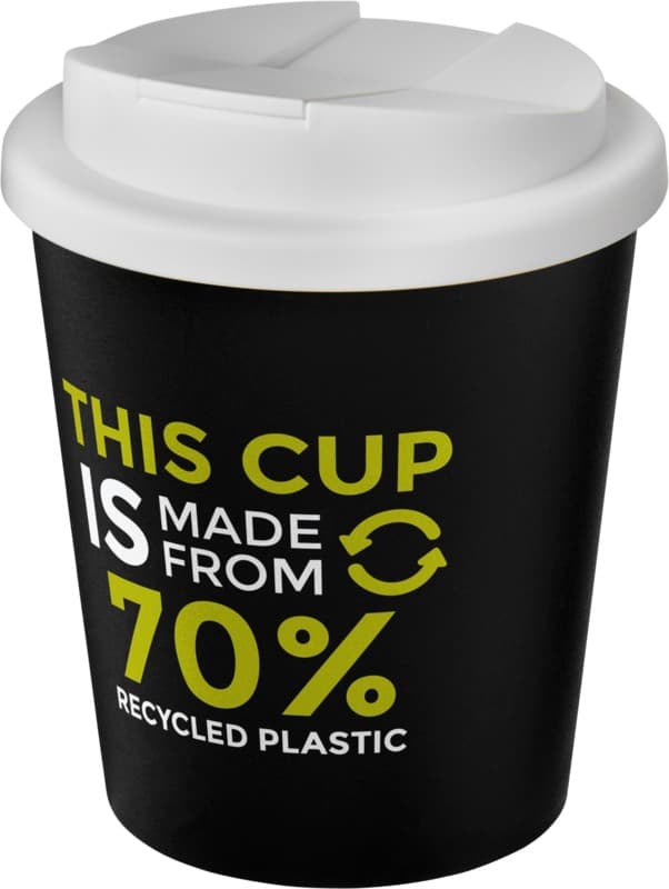 Americano® Espresso Eco 250 ml recycled tumbler with spill-proof lid  5