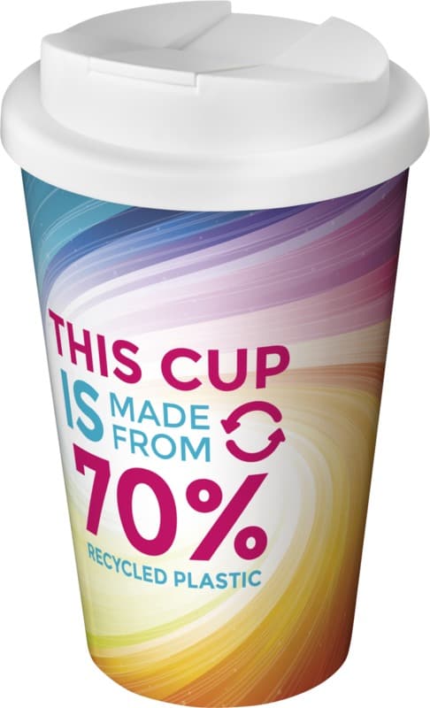 Brite-Americano® Eco 350 ml spill-proof insulated tumbler