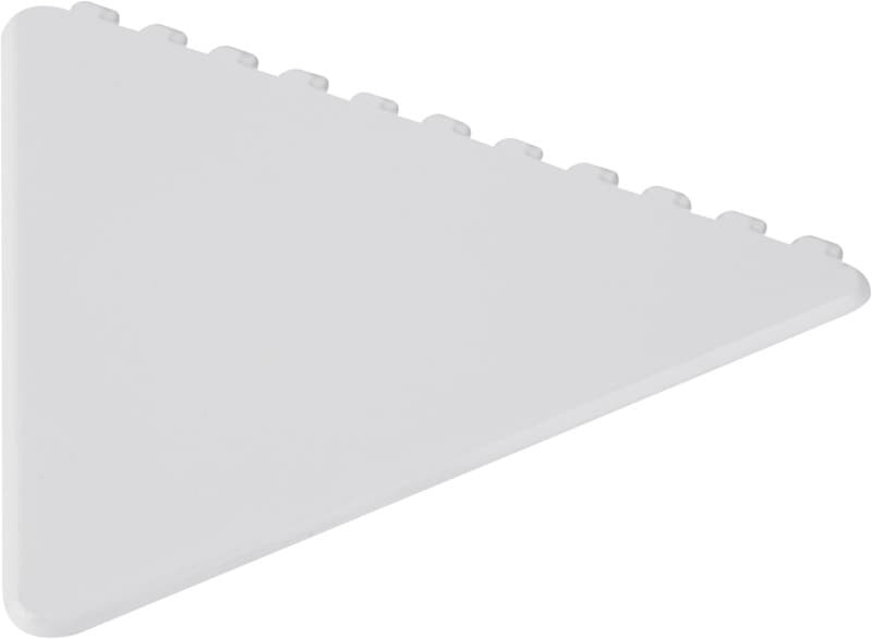 Frosty triangular recycled plastic ice scraper