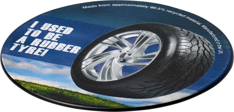 Brite-Mat® round coaster with tyre material 4
