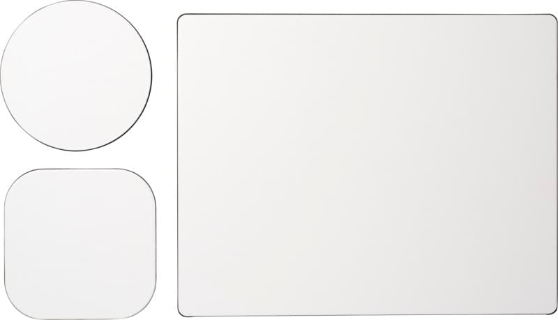 Brite-Mat® mouse mat and coaster set combo 1 2