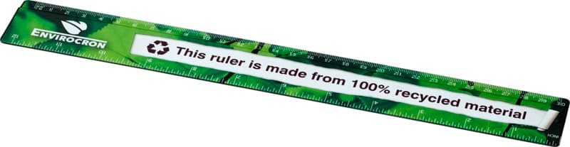 Terran 30 cm ruler from 100% recycled plastic