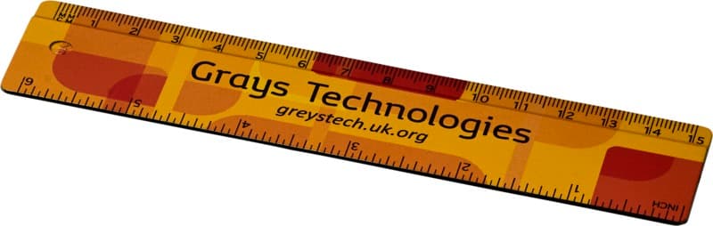 Terran 15 cm ruler from 100% recycled plastic