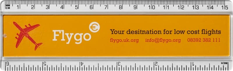 Ellison 15 cm plastic insert ruler 2