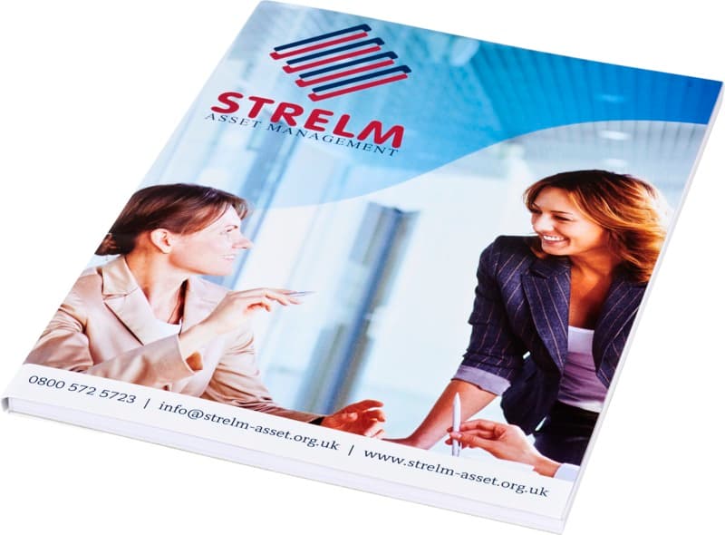 Desk-Mate® A5 notepad wrap over cover