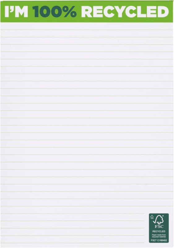 Desk-Mate® A5 recycled notepad 2