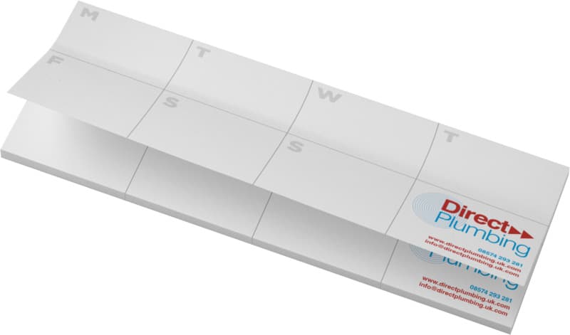 Sticky-Mate® recycled sticky notes with printed planner