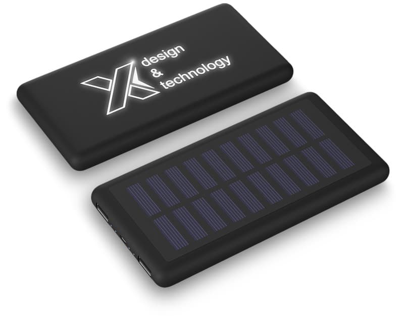 SCX.design P30 8000 mAh light-up solar power bank