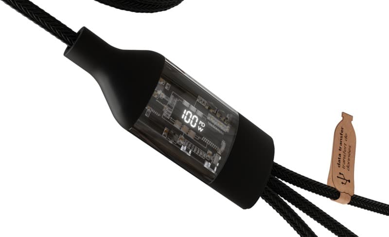 SCX.design C50 5-in-1 fast charging 100W/5A cable with digital display 4