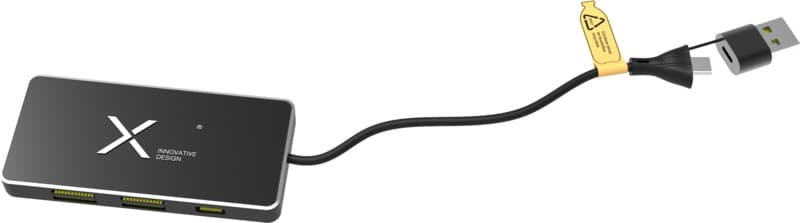 SCX.design H20 8-in-1 USB hub with dual input and 6-ports 3