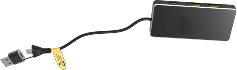 SCX.design H20 8-in-1 USB hub with dual input and 6-ports 5