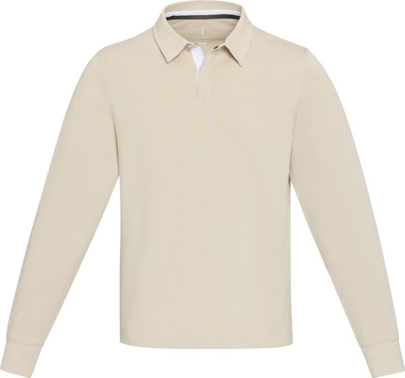 Clyde unisex organic rugby polo sweatshirt 2