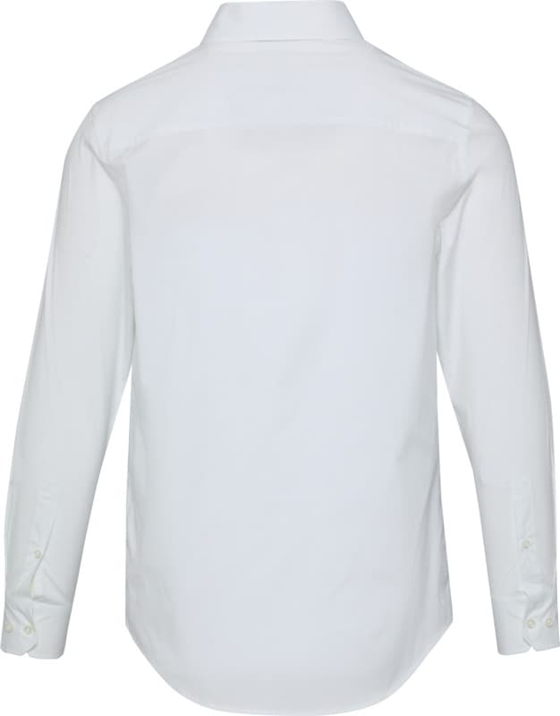 Carnelian poplin men's shirt 3