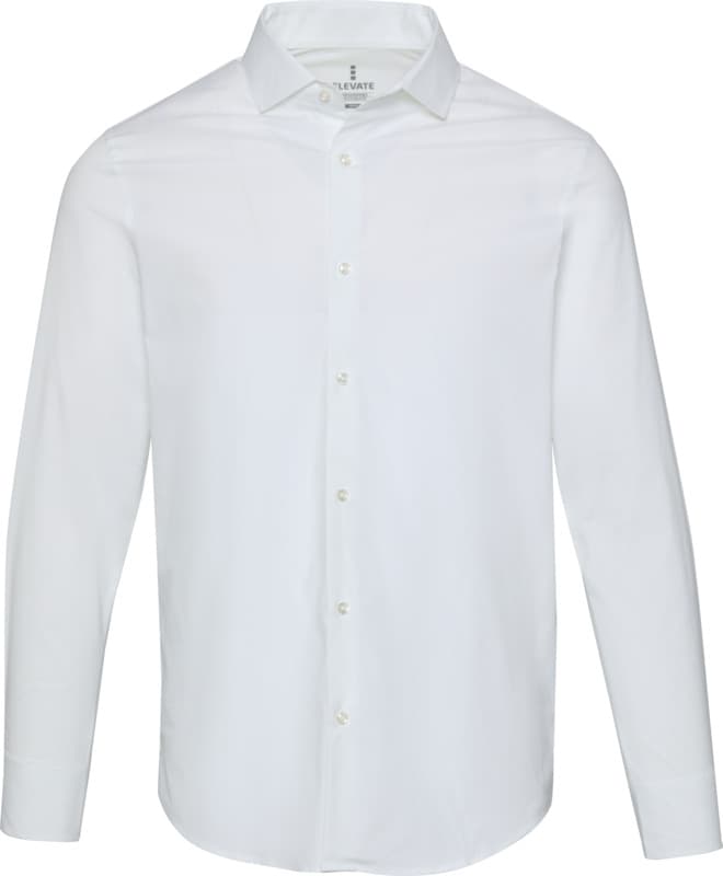Carnelian poplin men's shirt 2