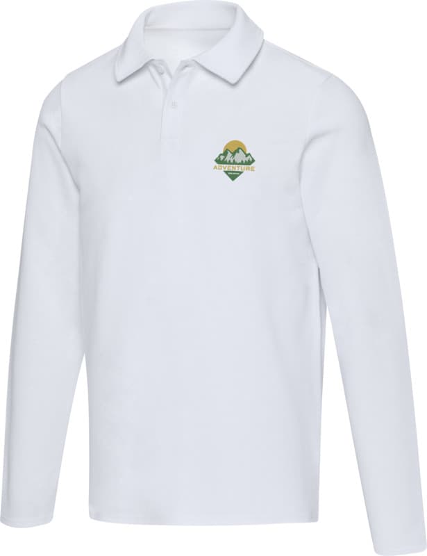 Apollo long sleeve unisex polo 5