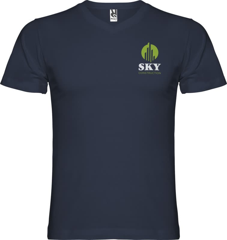 Samoyedo short sleeve men's v-neck t-shirt 5