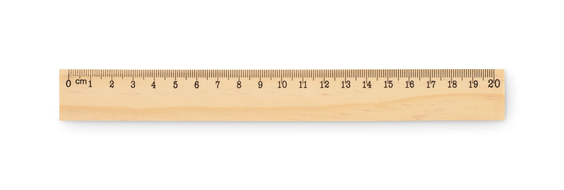 RULER20 Wooden ruler 20cm