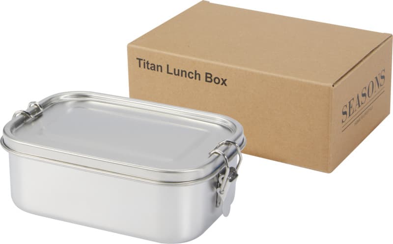 Titan 750 ml recycled stainless steel lunch box
