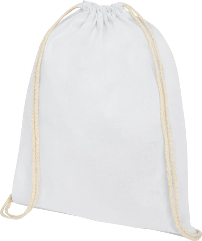 Oregon 140 g/m² cotton drawstring bag 5L