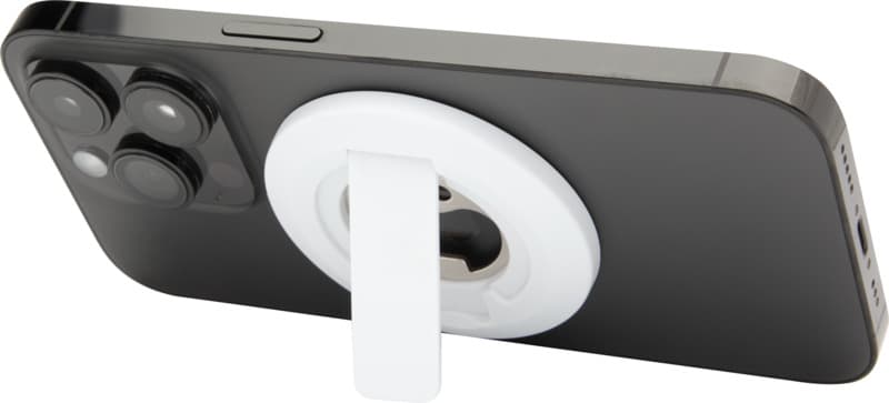 Ain recycled plastic magnetic phone stand with bottle opener