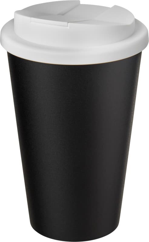 Americano® Eco 350 ml recycled tumbler with spill-proof lid
